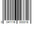 Barcode Image for UPC code 0041116003318