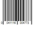 Barcode Image for UPC code 0041116004773