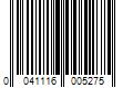 Barcode Image for UPC code 0041116005275