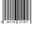 Barcode Image for UPC code 0041116011917