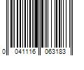 Barcode Image for UPC code 0041116063183