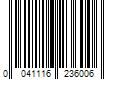 Barcode Image for UPC code 0041116236006