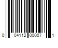 Barcode Image for UPC code 004112000071