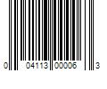 Barcode Image for UPC code 004113000063