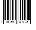 Barcode Image for UPC code 0041130899041