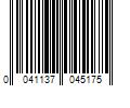 Barcode Image for UPC code 0041137045175