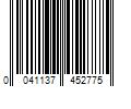 Barcode Image for UPC code 0041137452775