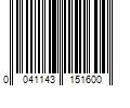 Barcode Image for UPC code 0041143151600