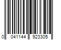 Barcode Image for UPC code 0041144923305