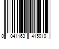 Barcode Image for UPC code 0041163415010