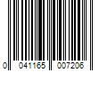 Barcode Image for UPC code 0041165007206