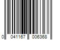 Barcode Image for UPC code 0041167006368