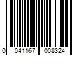 Barcode Image for UPC code 0041167008324