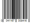 Barcode Image for UPC code 0041167008416