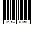 Barcode Image for UPC code 0041167009109