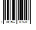 Barcode Image for UPC code 0041167009208