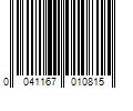 Barcode Image for UPC code 0041167010815