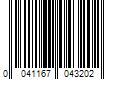 Barcode Image for UPC code 0041167043202