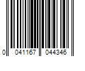 Barcode Image for UPC code 0041167044346