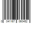 Barcode Image for UPC code 0041167060452