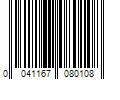 Barcode Image for UPC code 0041167080108