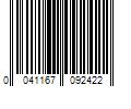 Barcode Image for UPC code 0041167092422