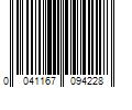 Barcode Image for UPC code 0041167094228