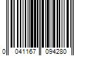 Barcode Image for UPC code 0041167094280