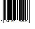 Barcode Image for UPC code 0041167097830