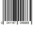 Barcode Image for UPC code 0041167099865