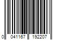 Barcode Image for UPC code 0041167192207