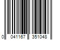 Barcode Image for UPC code 0041167351048