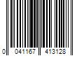 Barcode Image for UPC code 0041167413128