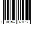 Barcode Image for UPC code 0041167660317