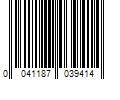 Barcode Image for UPC code 0041187039414