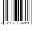 Barcode Image for UPC code 0041187083646