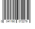 Barcode Image for UPC code 0041190072279