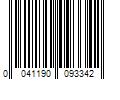 Barcode Image for UPC code 0041190093342