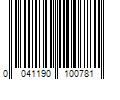 Barcode Image for UPC code 0041190100781