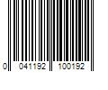 Barcode Image for UPC code 0041192100192