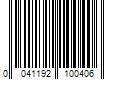 Barcode Image for UPC code 0041192100406