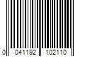 Barcode Image for UPC code 0041192102110