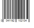 Barcode Image for UPC code 0041192102134