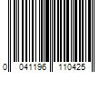 Barcode Image for UPC code 0041196110425