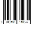 Barcode Image for UPC code 0041196110647