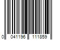 Barcode Image for UPC code 0041196111859