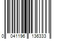 Barcode Image for UPC code 0041196136333