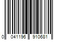 Barcode Image for UPC code 0041196910681