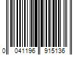 Barcode Image for UPC code 0041196915136