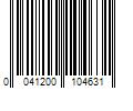 Barcode Image for UPC code 0041200104631